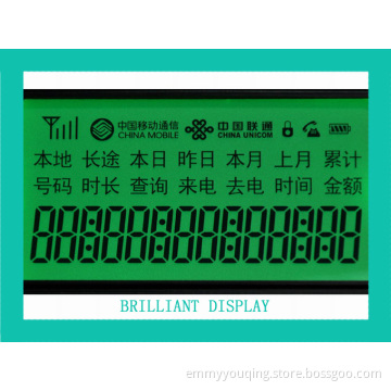 Custom Design: Tn Transflective Positive Segement LCD Module with RoHS (VTM88599A)